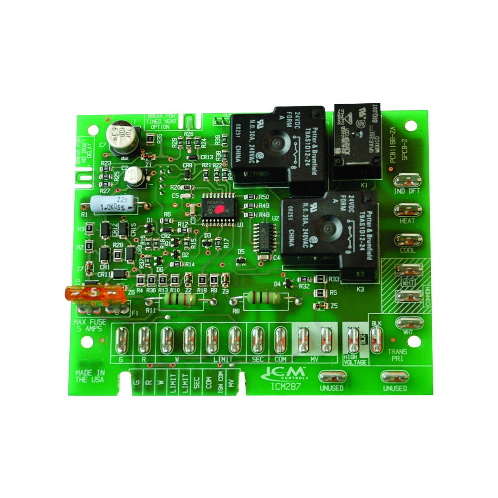 ICM ICM287 - Furnace Control Board, OEM Replacement For Goodman B18099-04